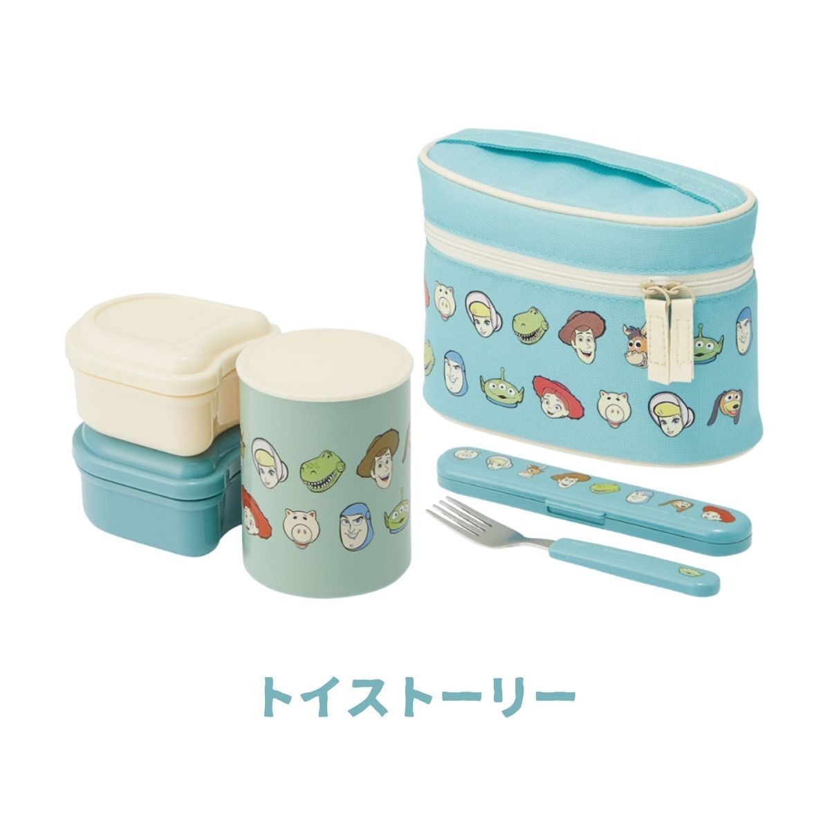 Disney ジャー付きランチボックス お弁当箱 キャラクター 抗菌
