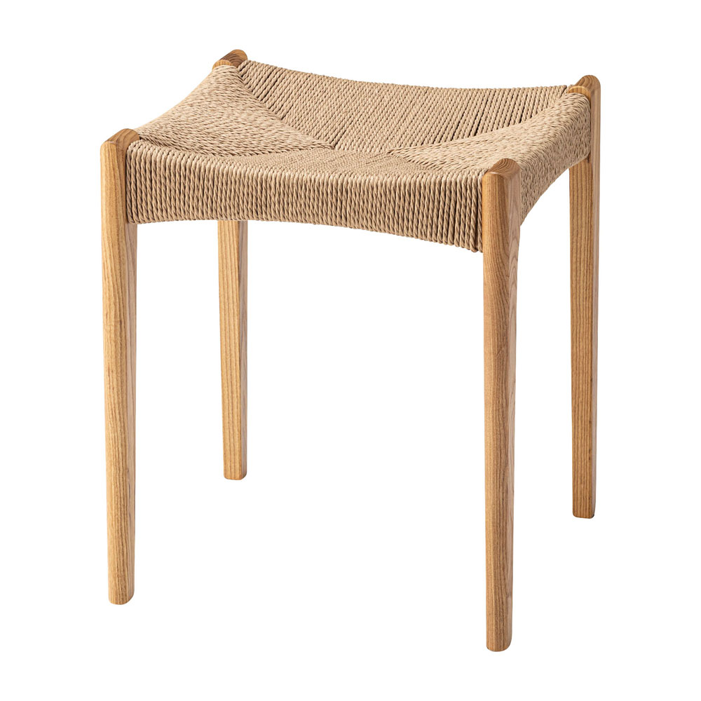 スツール チェア チェアー 椅子 イス 背もたれなし おしゃれ 木製 木脚 ペーパーコード リゾート アジアン シンプル |  | 01