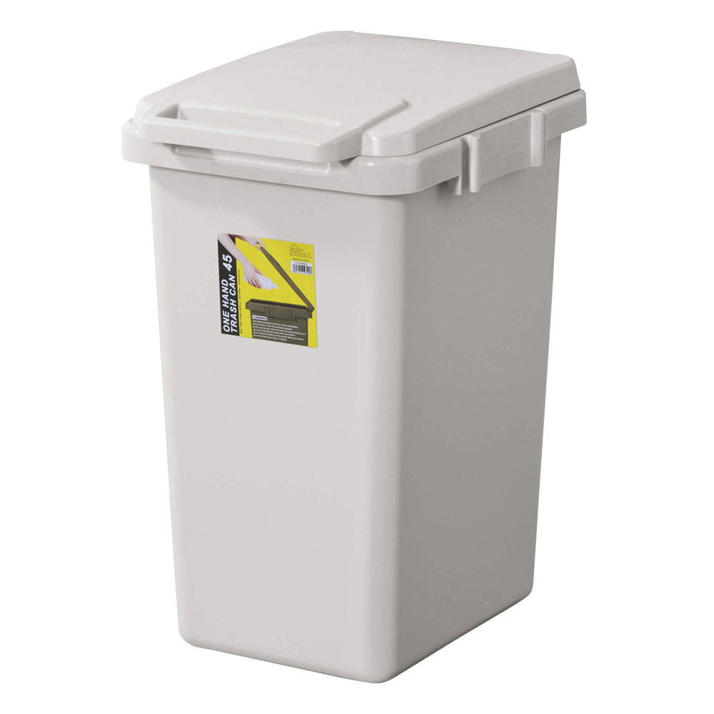 ゴミ箱 45リットル 横連結 ワンハンド トラッシュカン ごみ箱 大容量 45L 分別 ポリプロピレン お手入れ簡単 キッチン オフィス シェア リフレッシュルーム |  | 03