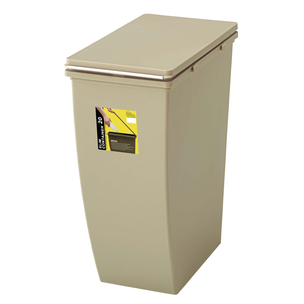 ゴミ箱 ダストボックス 20L ごみ箱 おしゃれ インテリア シンプル 連結 オープン式 隠しキャスター ポリプロピレン パッキン付き 袋止め付き 北欧 分別 スリム |  | 01