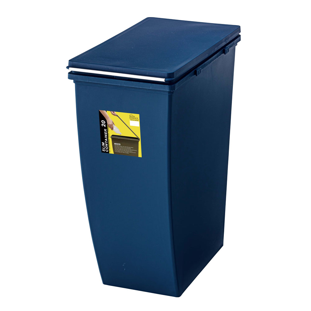 ゴミ箱 ダストボックス 20L ごみ箱 おしゃれ インテリア シンプル 連結 オープン式 隠しキャスター ポリプロピレン パッキン付き 袋止め付き 北欧 分別 スリム |  | 04