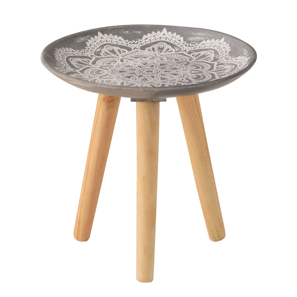 ミニテーブル サイドテーブル トレーテーブル おしゃれ モロッコ風 北欧 Sサイズ 円形 小物置き ディスプレイ台 テーブル |  | 01