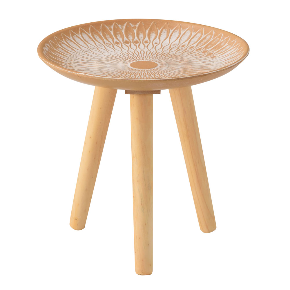 ミニテーブル サイドテーブル トレーテーブル おしゃれ モロッコ風 北欧 Sサイズ 円形 小物置き ディスプレイ台 テーブル |  | 02