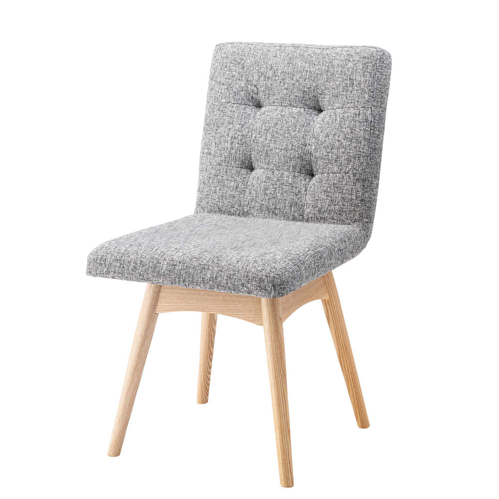 ダイニングチェア おしゃれ 回転 北欧 木製 ファブリック リビング ダイニング デスクチェア 食卓椅子 |  | 02