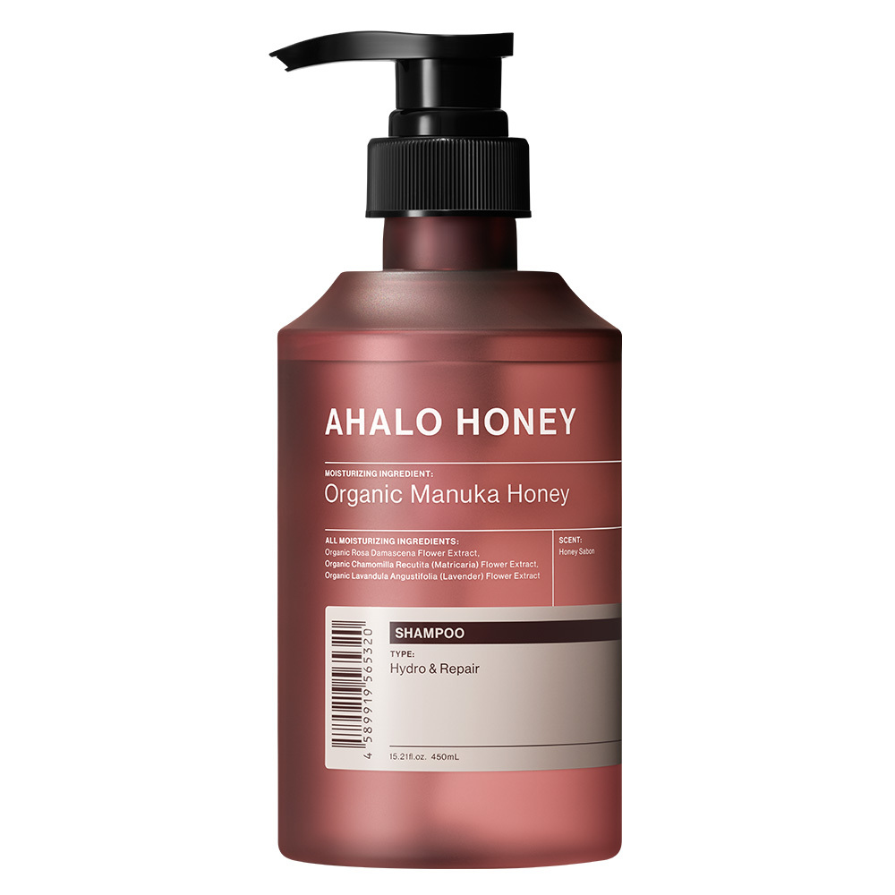 シャンプー AHALO HONEY アハロハニー ハイドロ&リペア ジェントル ヘアケア 450ml｜stellaseed｜02