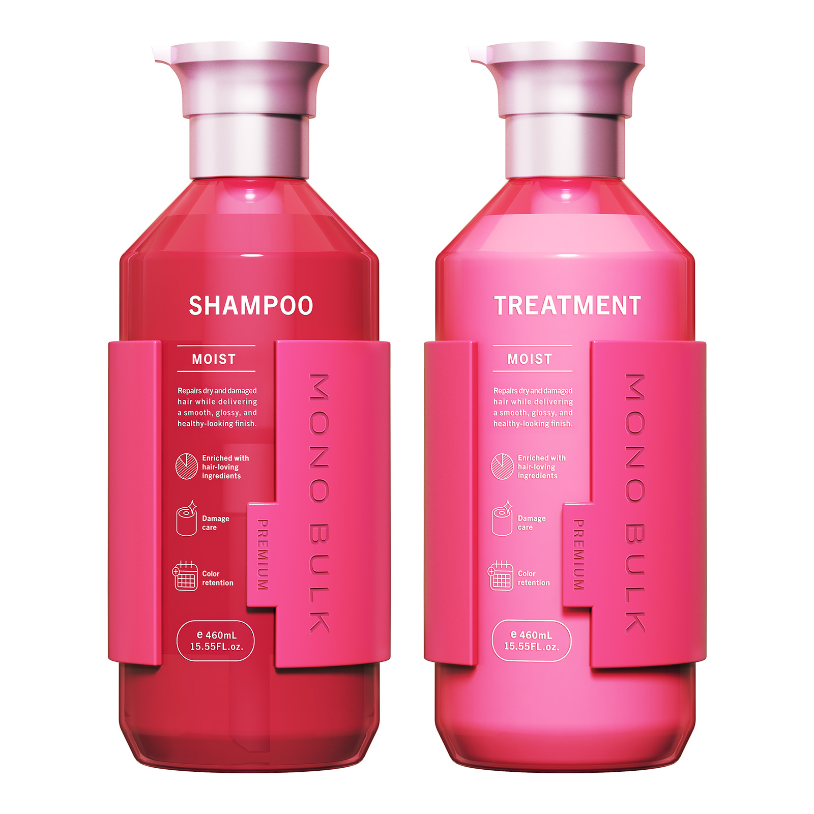 モノバルク MONO BULK モイスト シャンプー ヘアトリートメント 460mL