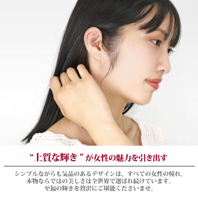 A ダイヤモンド ピアス 2g（両耳用） 金属アレルギー対応 天然ダイヤモンド 0.1ct天然ダイヤモンド