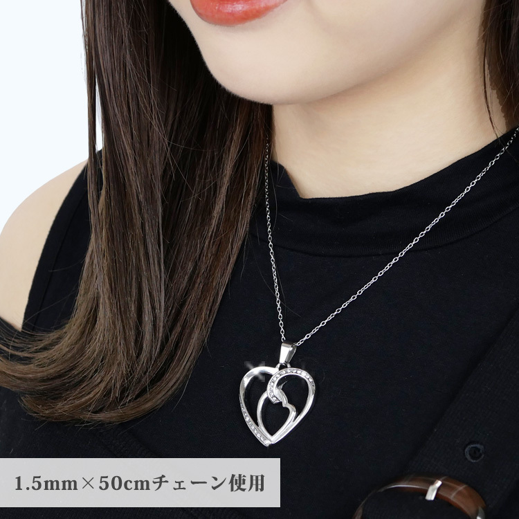 ペンダントトップ サージカルステンレス 金属アレルギー対応 ダブル