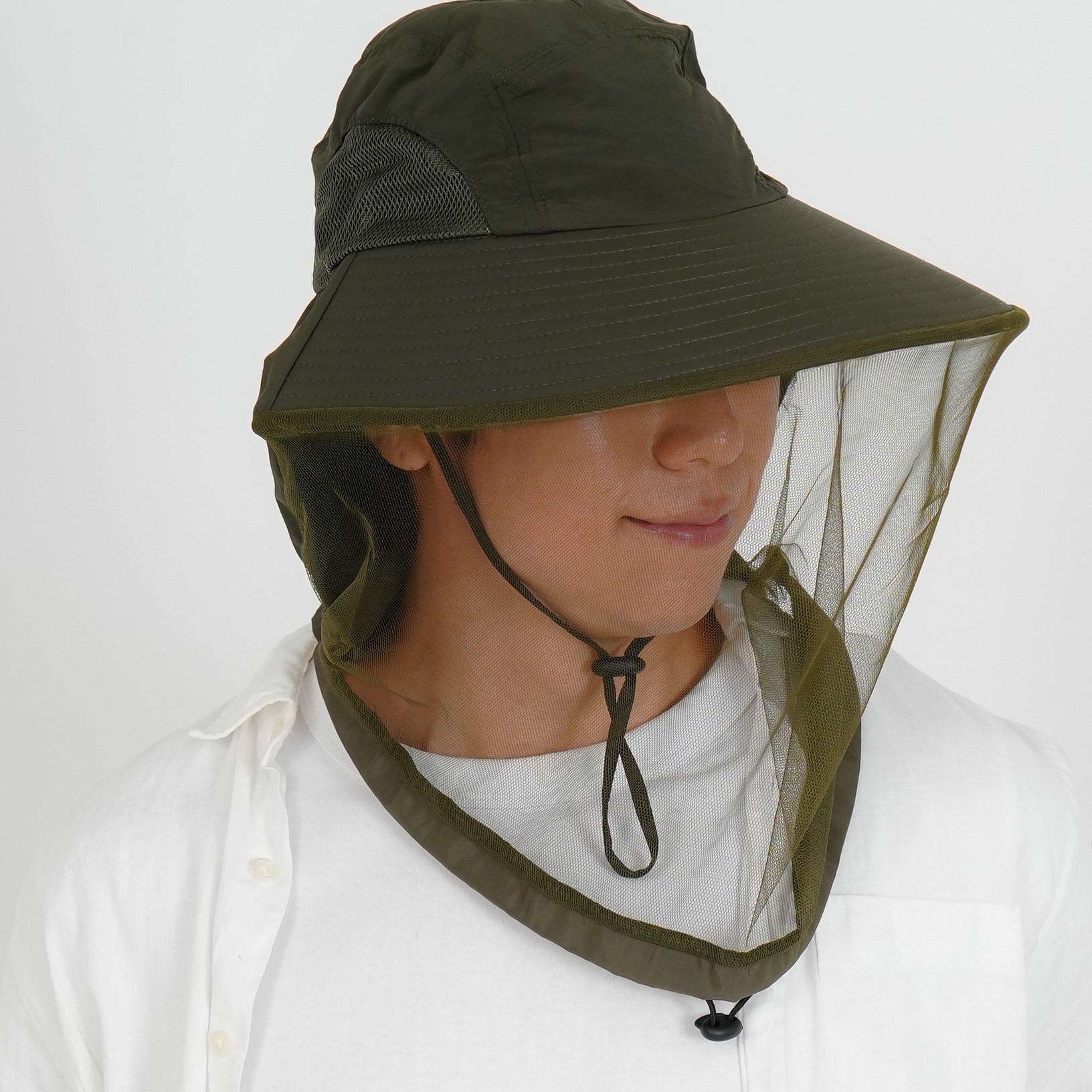 虫除け帽子 虫除けネット付き 帽子 虫よけ 網付き 虫除け メンズ レディース 爆買 |  | 01