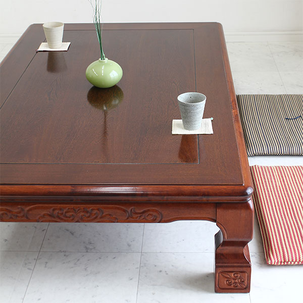 座卓 ローテーブル テーブル 和風 幅120cm 奥行き80cm 高さ34cm 木製