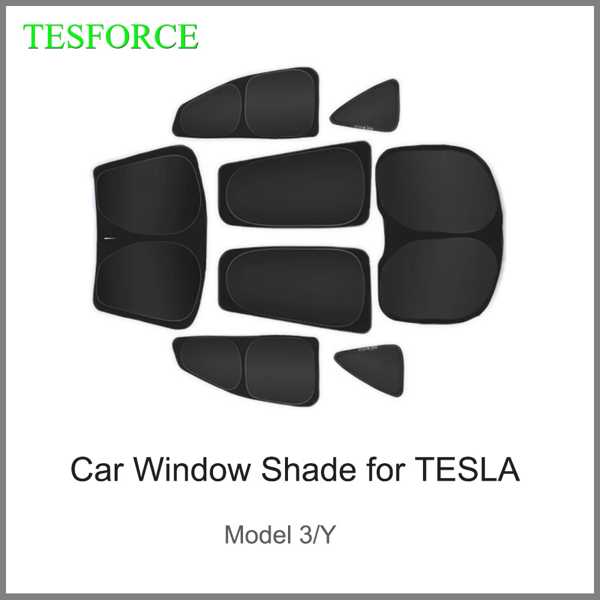 テスラモデル3 y 2017-2022用の車のサンシェード フロントガラス保護