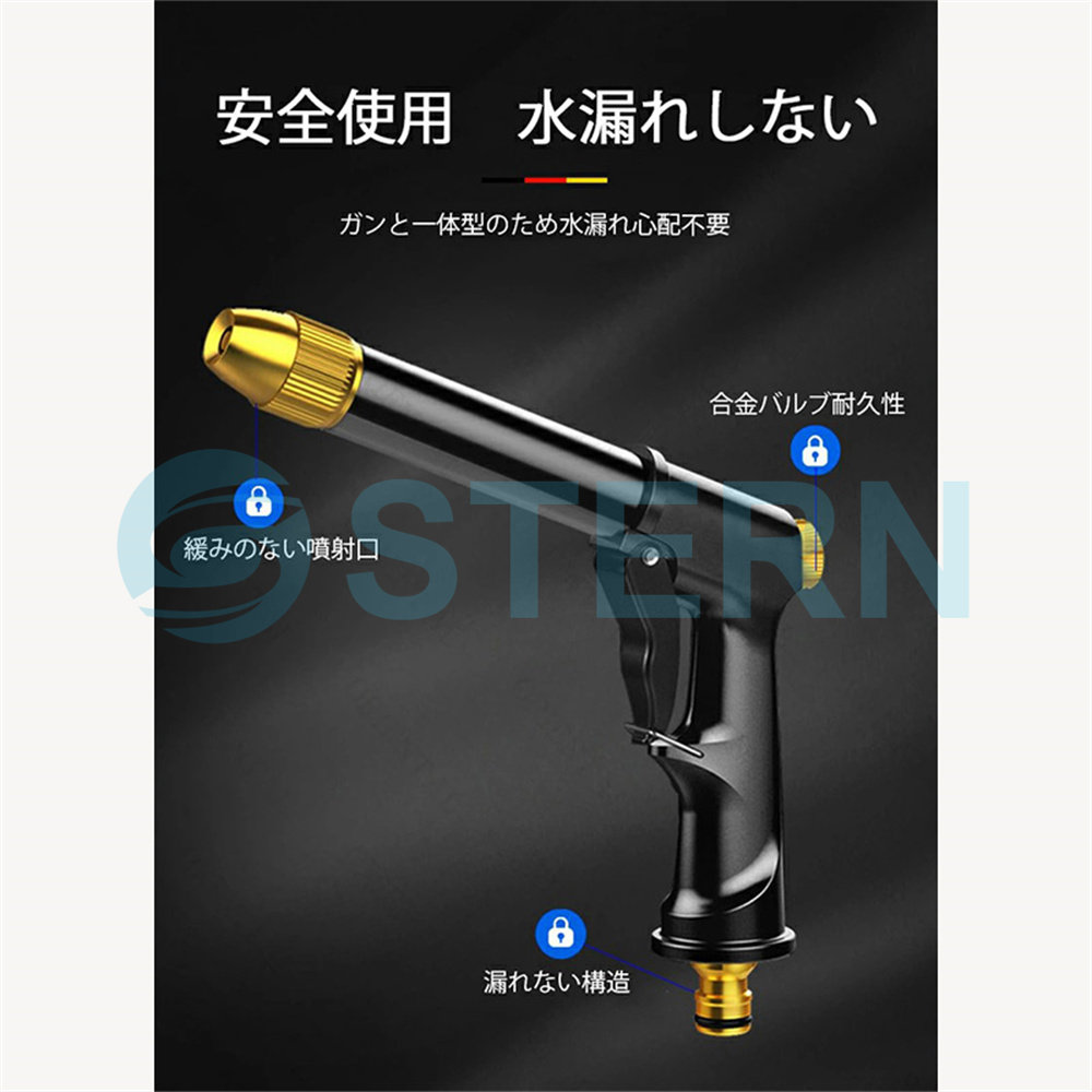 Amazon | 高圧洗浄ノズル 電源不要 ホース 洗車 ノズルヘッド