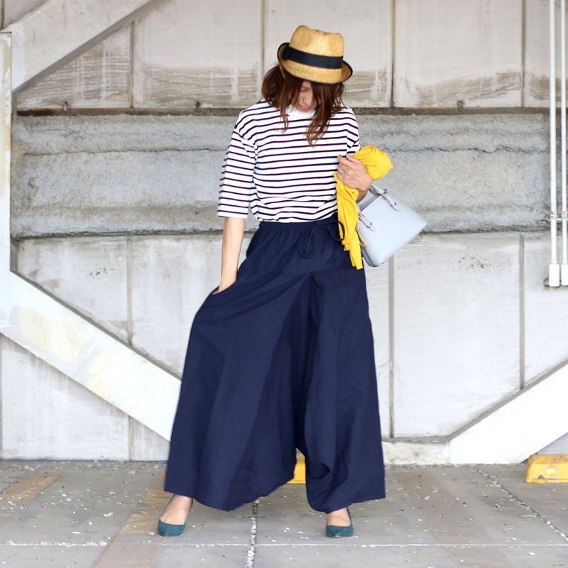 ワイドパンツ フリーサイズ