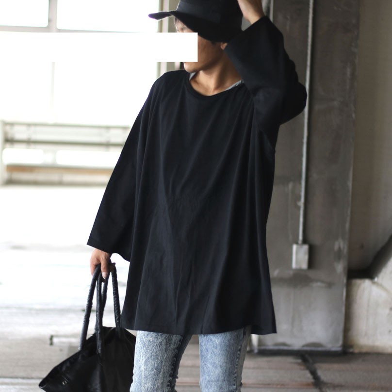 超ビッグ Tシャツ 長袖 ビッグT ビックT ロンT ロングTシャツ