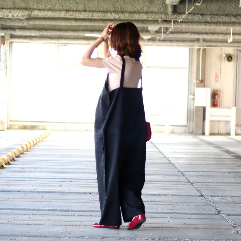 ブラック　サロペット　ビッグサイズ　メンズ　レディース