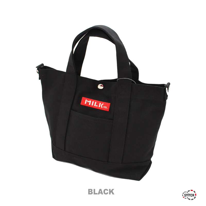 basic black tote bag