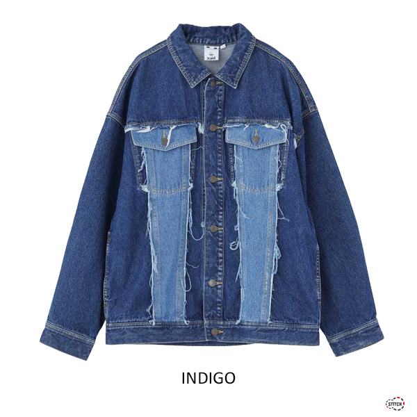 セール X-girl エックスガール 2-TONE DENIM JACKET 105231021008 2トーン デニム ジャケット ブランド バイカラー レディース XGIRL正規取扱店