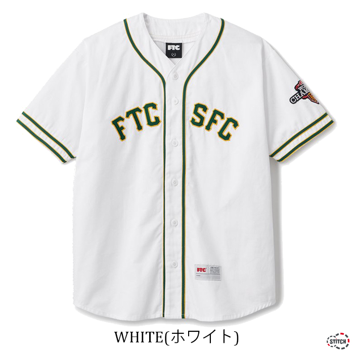 【PRE SALE】 FTC エフティーシー CLASSIC BASEBALL JERSEY FTC023SPSH04 クラシック ベースボールジャージー メンズ 野球 前開き 正規取扱店