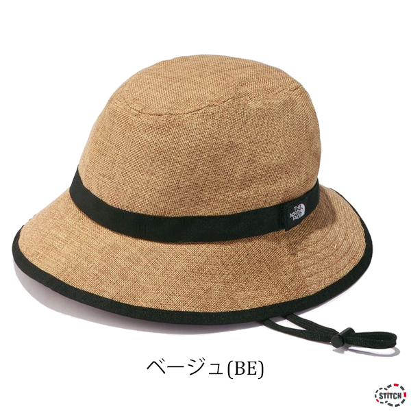 キッズ THE NORTH FACE ザ ノース フェイス Kids' HIKE Hat NNJ02308 ハイクハット 帽子 子供 レジャー お出かけ コンパクト 麦わら 24春夏 正規取扱店｜stitch-2004｜02