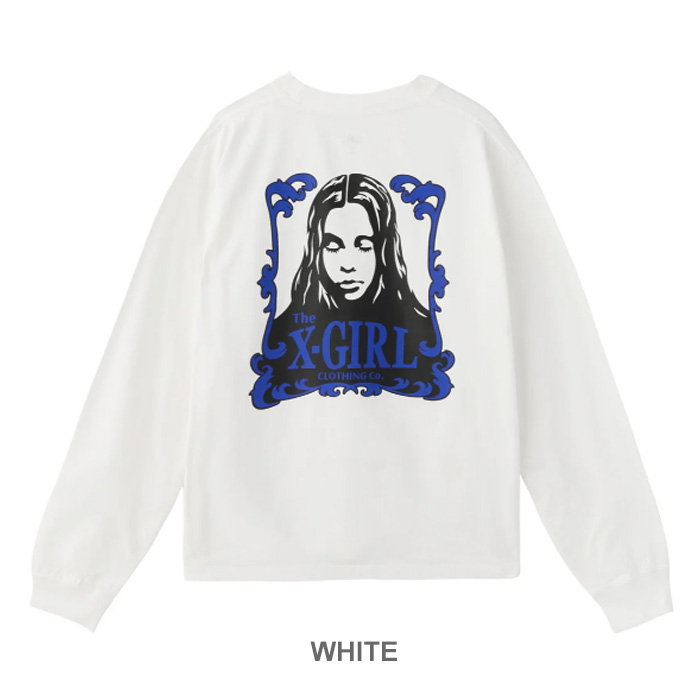 希少【あいみょん着用同型同色】X-girl ロンT ネイビー赤長袖Tシャツ 希少✨あいみょん着用同型同色✨X-girl ロンT ネイビー赤長袖T