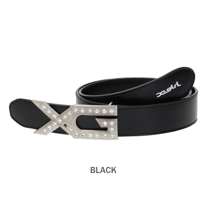 X-girl（エックスガール） XG EMBLEM BUCKLE FAUX LEATHER BELT