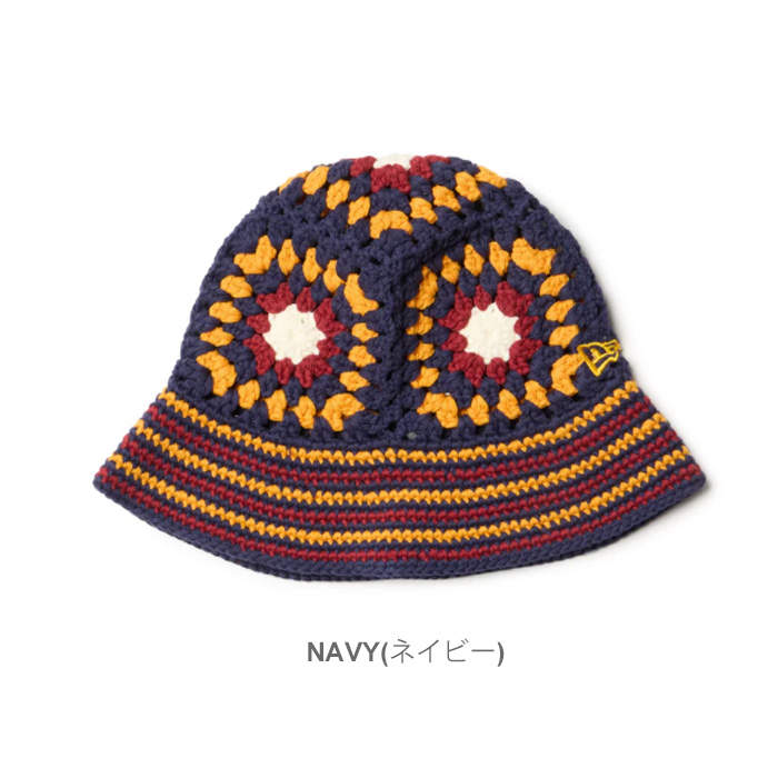 NEW ERA（ニューエラ） crochet knit bucket hat 14667696 クロシェ