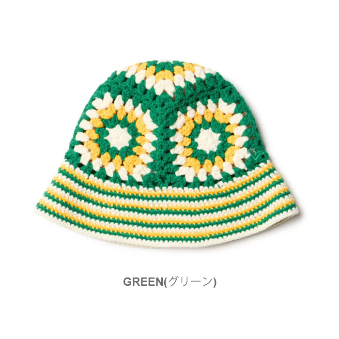 NEW ERA（ニューエラ） crochet knit bucket hat 14667696 クロシェ