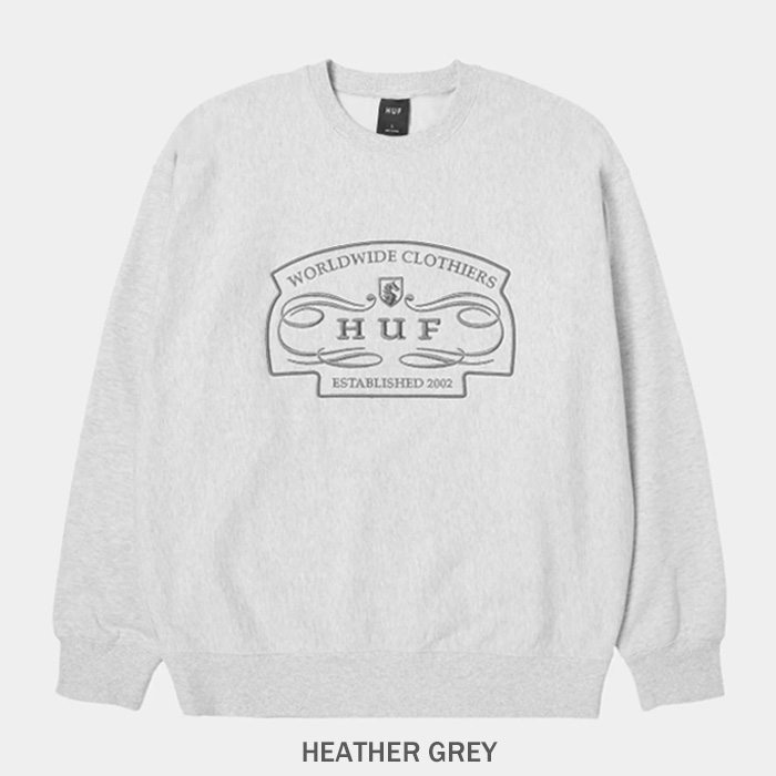 HUF（ハフ） セール WORLDWIDE CLOTHIERS CREWNECK FL00250HO25
