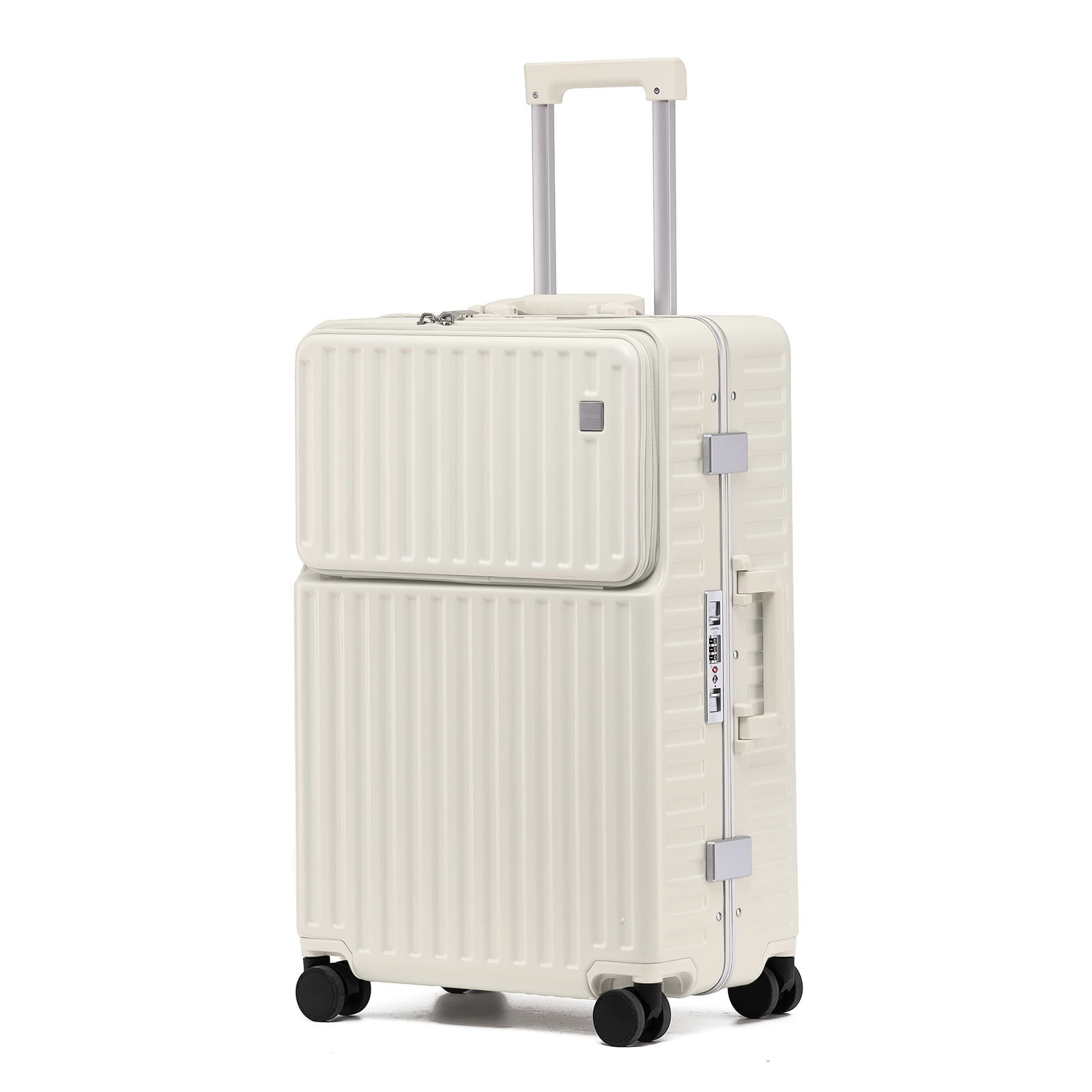 スーツケース 多機能 キャリーケース STYLISHJAPAN 公式 機内持ち込み アルミフレーム カップホルダー フロントポケット Mサイズ  .OUNCE mfsc2067-m