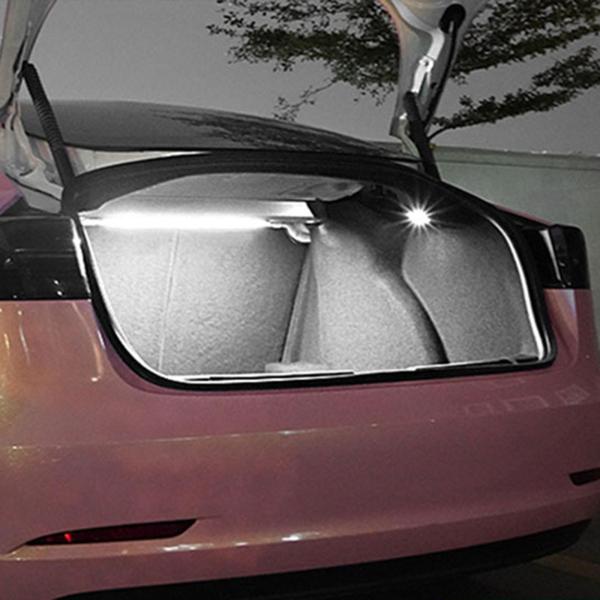 テスラ2019-2022モデル3ホワイトに耐久性のあるインテリジェントライトバーの雰囲気