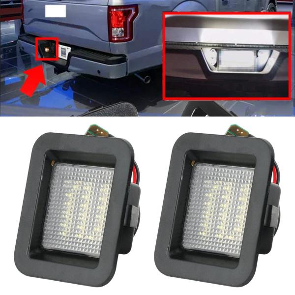 フォードF-150F150直接交換用の2xLEDナンバープレートライト