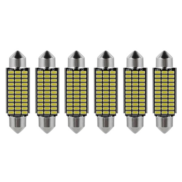 車用6個のバニティライト礼儀ライト車のドアライトインテリア電球
