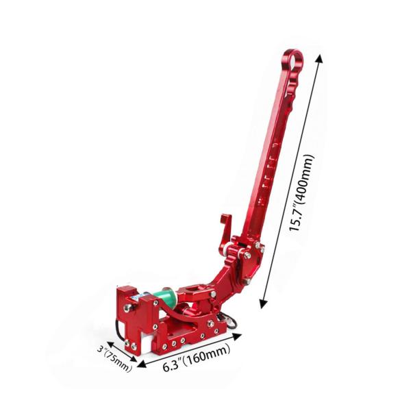 USB PC Sim レーシング ハンドブレーキ 交換用 ユニバーサル 車 ゲーム クリスマス用 , 赤