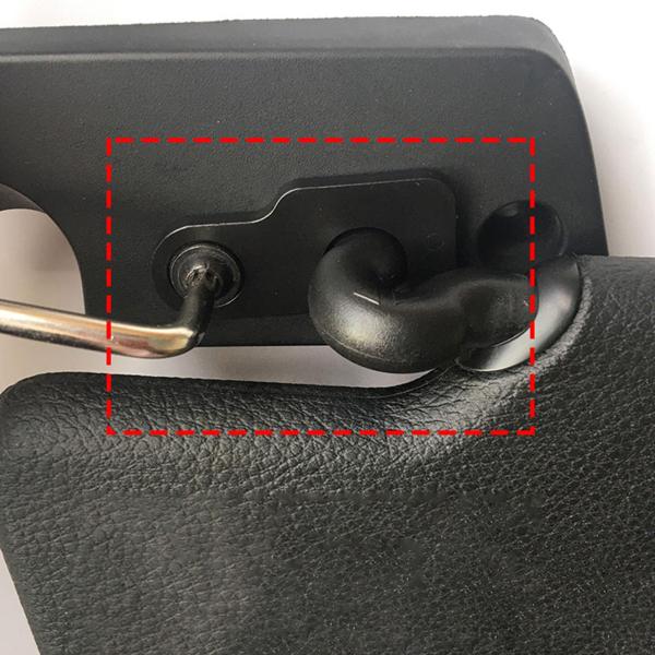 2 個のサンバイザー取り付けクリップサンバイザー修理キット修理車両のたるみサンバイザー JK 簡単取り付け交換部品