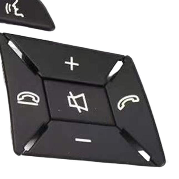 ブラックステアリングホイールコントロールメニュースイッチボタン 1669052800 1669052900 取り付けハードウェア耐久性のある