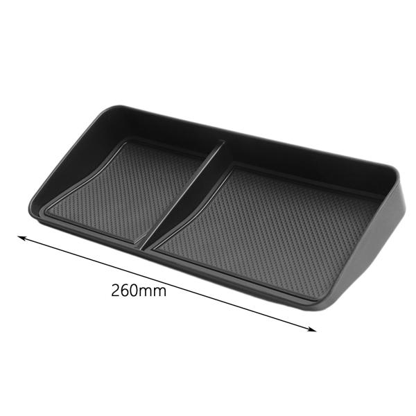 スクリーン下のセンター収納ボックス スクリーン下オーガナイザートレイ PP 車センターコンソール収納ボックス アウトランダー用 プロフェッシ