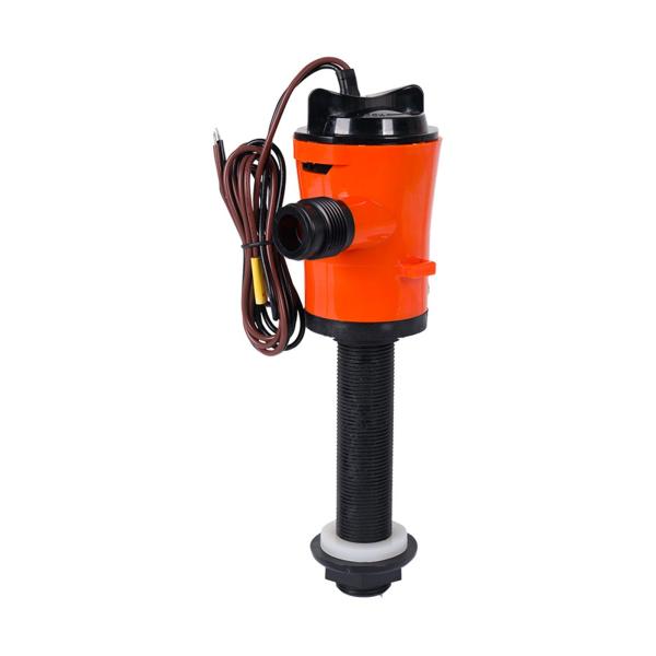 エアレーターライブウェルポンプ、ボートエアレーターポンプ水中アセンブリアクセサリープロフェッショナル交換用 24V 800GPH ボートビル