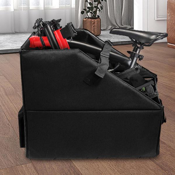 自転車収納ケース 自転車トラベルバッグ 防水 ブラック 折りたたみ