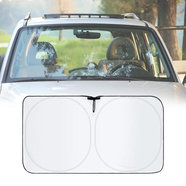 車のフロントガラス サンシェード 反射ブロッカー セダン ほとんどの車両用 150cmx70cm