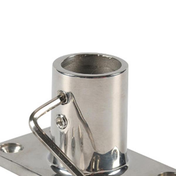 ボートデッキ手すり長方形ベース、ハンドレール継手チューブコネクタ、マリンボートハンドレール継手、DIYプロジェクト用