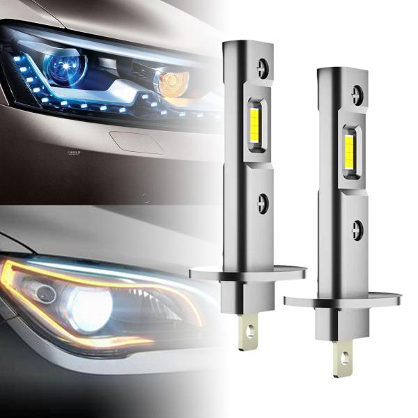 2x LED 電球交換部品プラグアンドプレイアルミニウム合金明るいフォグランプ