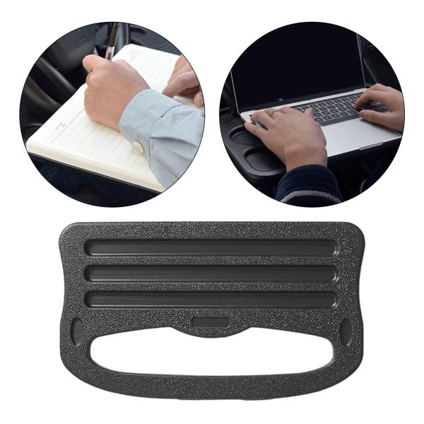 汎用車用ステアリングホイールデスク ノートパソコン用デスク 書き込み用 ノートパソコン作業用 S ブラック