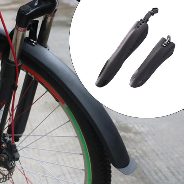 汎用自転車フェンダー 2ピース 泥よけ クイックリリース フロント/リアマッドガードの交換 マウンテンバイク用自転車マッドガード