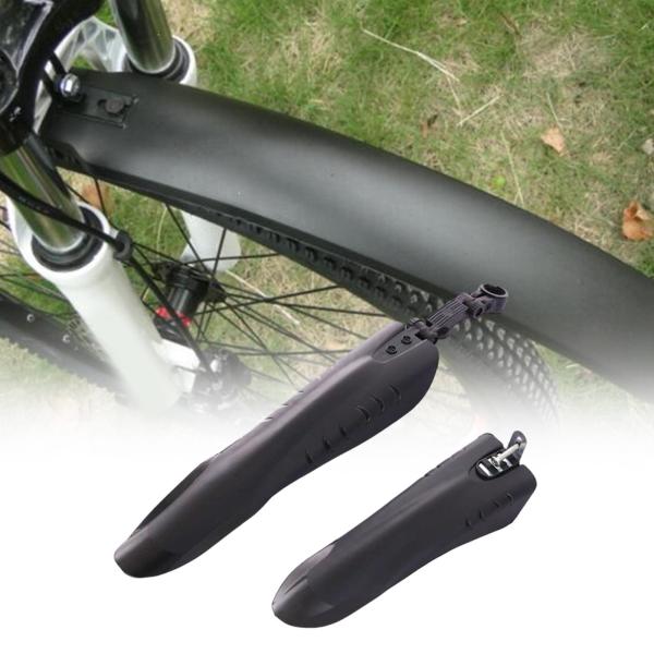 汎用自転車フェンダー 2ピース 泥よけ クイックリリース フロント/リアマッドガードの交換 マウンテンバイク用自転車マッドガード