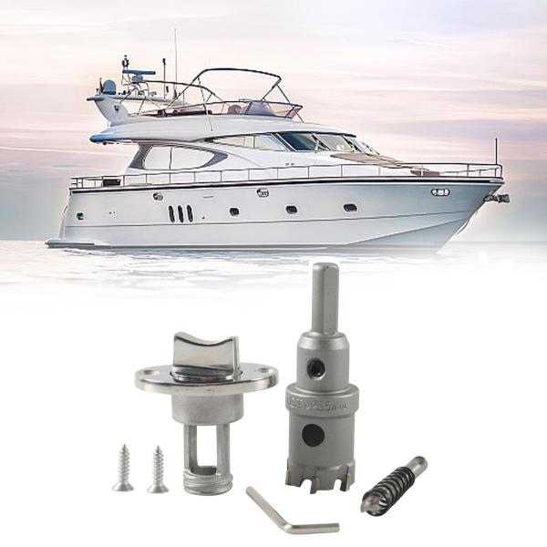 船舶用排水キット 交換用 316 ステンレススチール 1インチ穴用