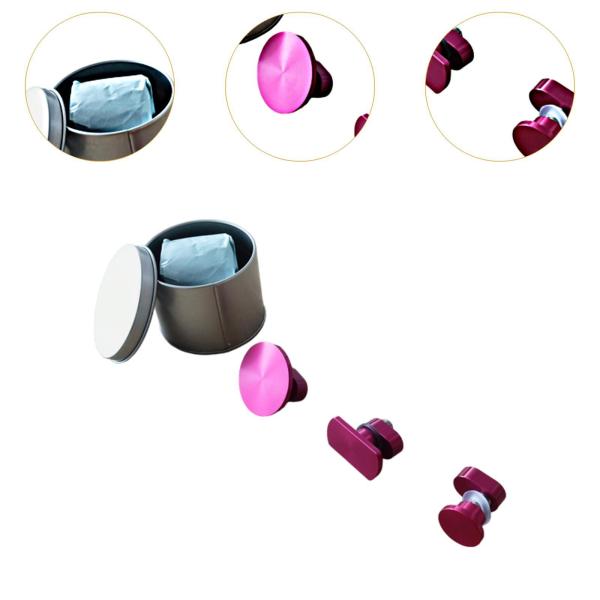 汎用へこみ除去プーラータブ 3個 アルミ合金製高性能修理パーツ 車のへこみ修理ツール 塗装不要