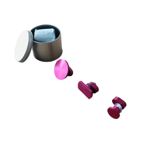 汎用へこみ除去プーラータブ 3個 アルミ合金製高性能修理パーツ 車のへこみ修理ツール 塗装不要