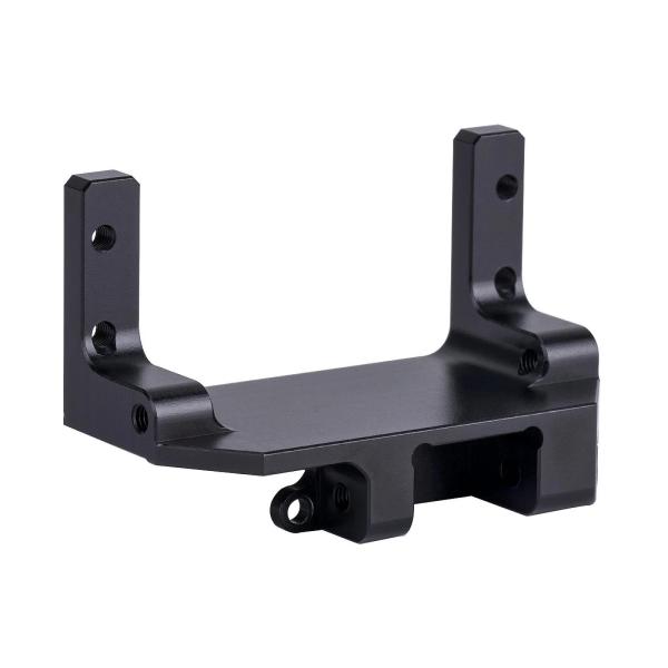 SCX10 III サーボオンアクスルマウント クローラーカーアップグレードパーツ 1:10 RC サーボマウント ブラック