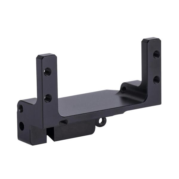 SCX10 III サーボオンアクスルマウント クローラーカーアップグレードパーツ 1:10 RC サーボマウント ブラック