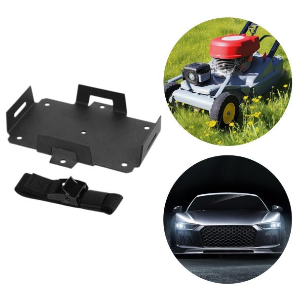 12V 6AH-15AH 6V 7AH-12AHバッテリートレイ固定ウェビングストラップ5.9x5インチボート用アクセサリメタルカヤックコンパクトデザ